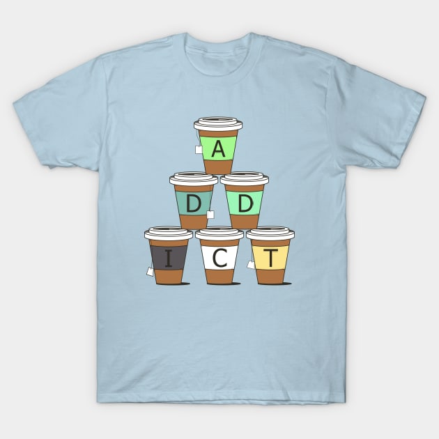 Tea addict T-Shirt by Byrnsey